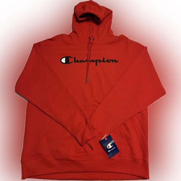 NWT CHAMPION - Red Hoodie - Picture 1 of 6